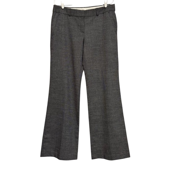 Theory Pants - Theory Women’s Emery Wide Leg Dress Pant Trouser Slacks Wool Tweed Size 12